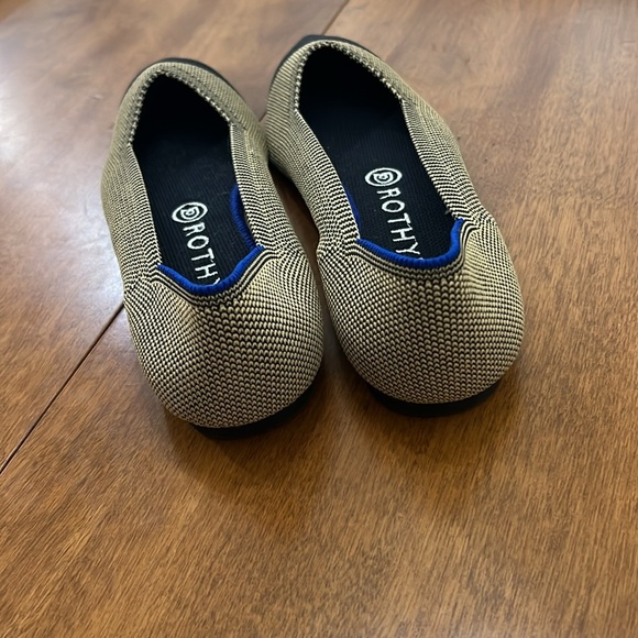 Rothy’s tan black flats Dune Retired - Picture 5 of 7